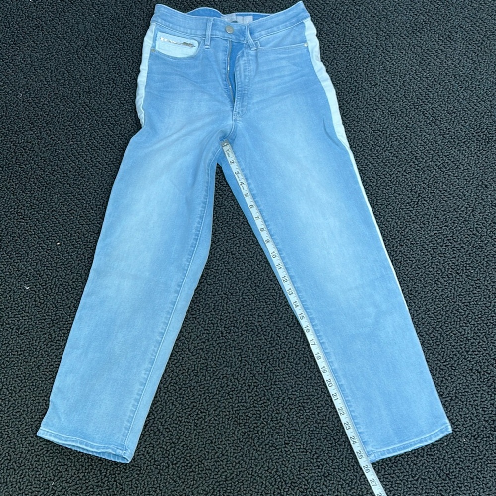 Athleta Sculptek straight leg crop in indigo